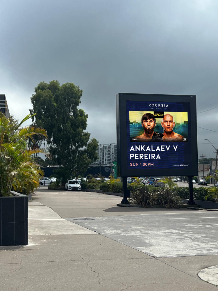 Sportsyear Signage billboard assets at Rocksia Hotel (Pic: Keane McKenna)